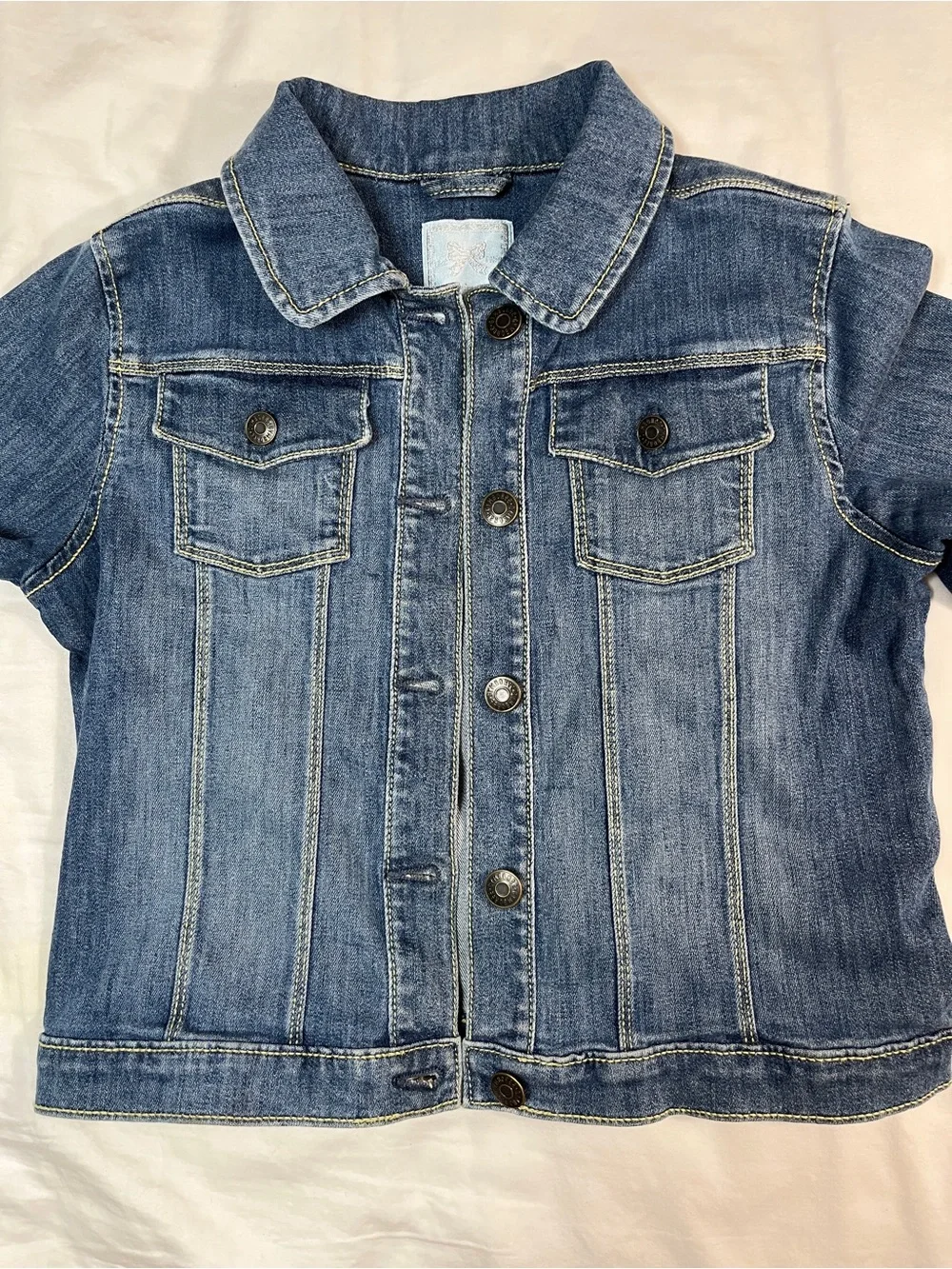 Classic‎ Stretch Denim Trucker Jacket Girls 10-12 Medium Wash Gymboree L